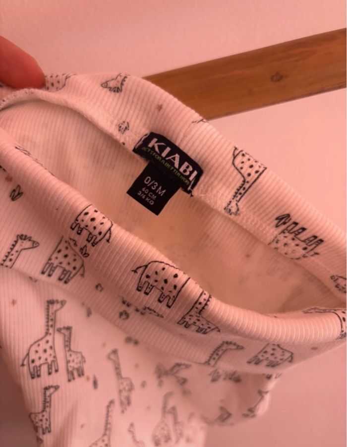 Lot 0/3 mois combinaison hiver + legging - photo numéro 3