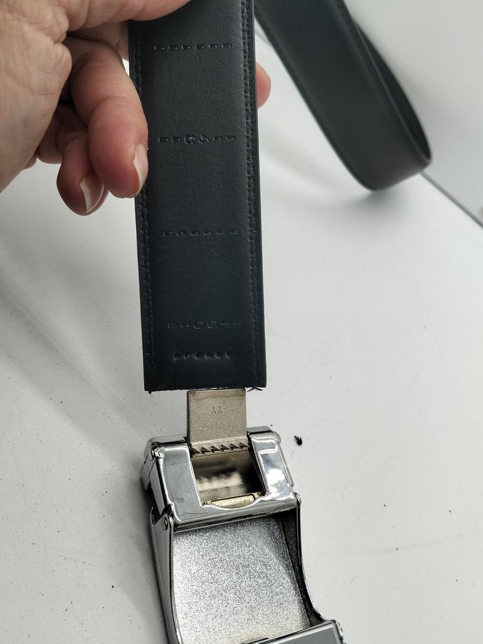 Ceinture en cuir Massiliano Sergio - photo numéro 7
