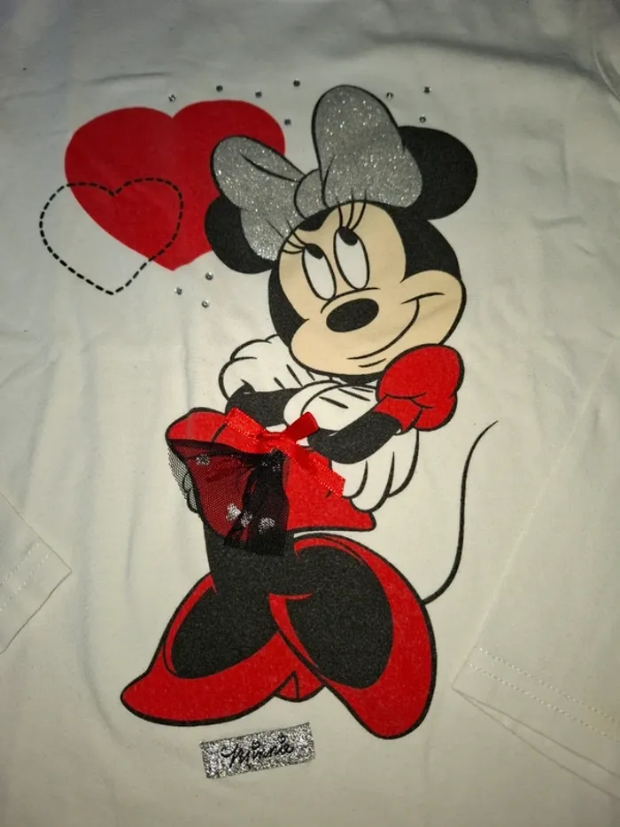 T-shirt manches longues Minnie 10 ans - photo numéro 3