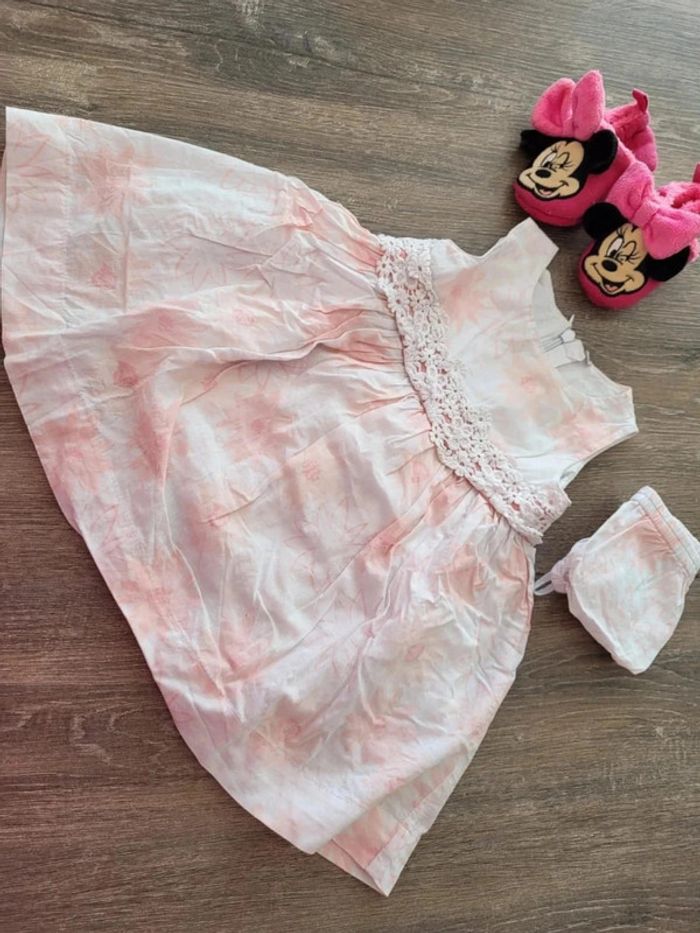 Robe motif fleur cérémonie
