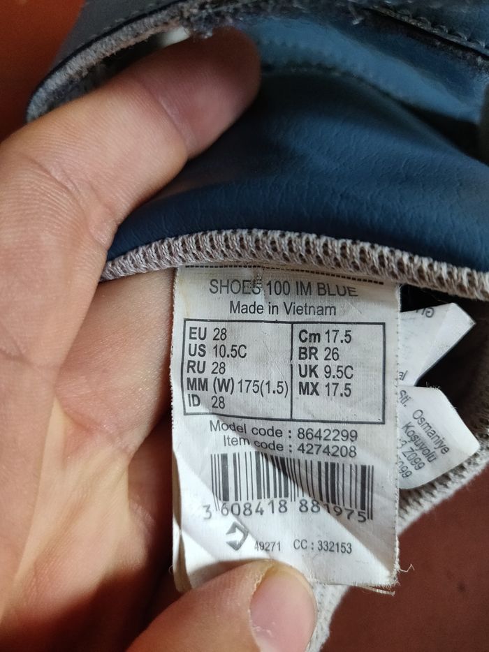 Chaussures Decathlon I-Move bleues taille 28 - photo numéro 6