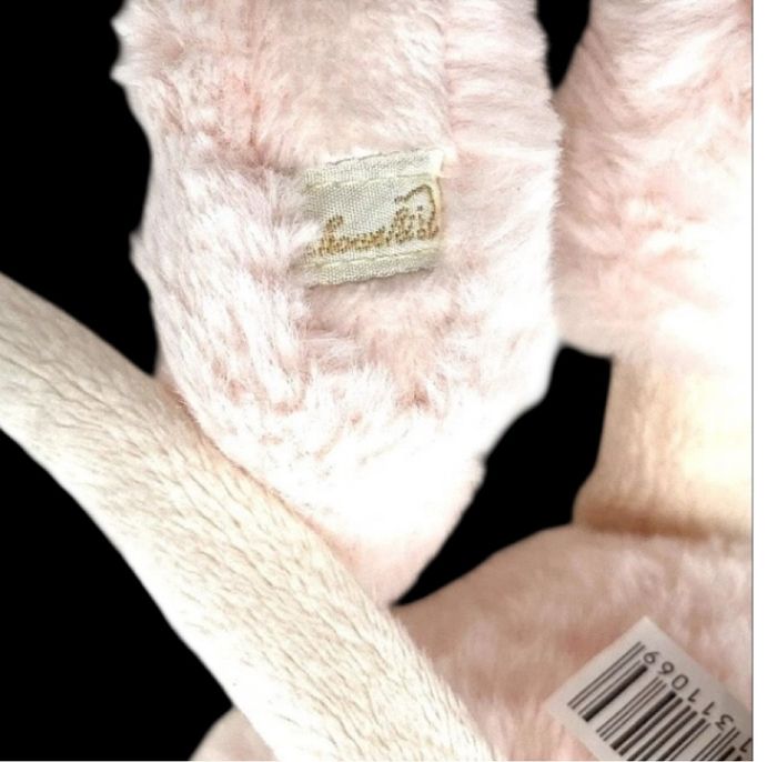❤️B2247 Doudou Peluche BUKOWSKI Souris Blanche Et Rose - photo numéro 3