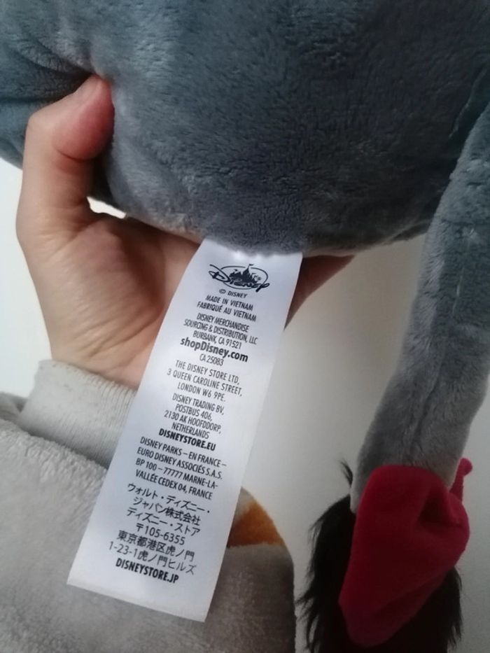 Peluche Bourriquet Noël Disneyland Paris - photo numéro 7