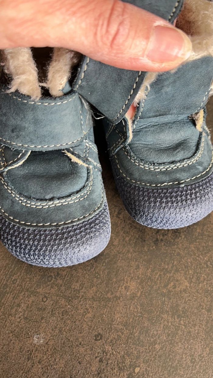 Petites chaussures bouts bottes ski caoutchouc - photo numéro 4