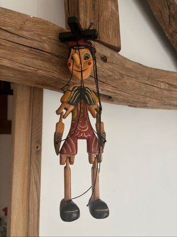 Marionnette Pinocchio en bois