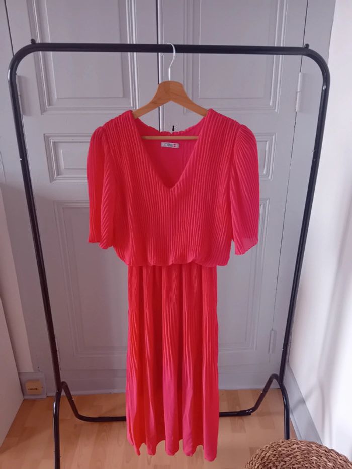 Robe de cocktail corail - Carnaby - S