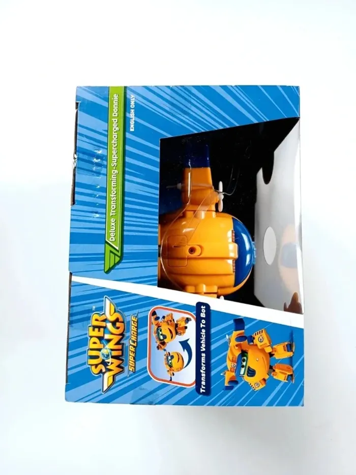 Figurine Super Wings Deluxe Transforming Supercharged Donnie avec lumière et son - photo numéro 6