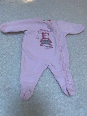 Pyjama 3 mois Absorba rose