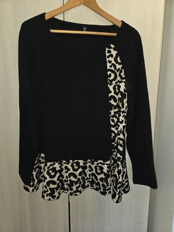 Pull finition léopard 1xl
