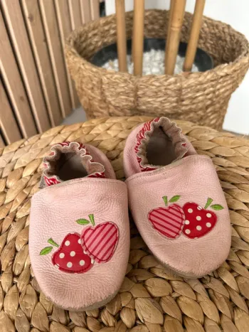 Chaussons en cuir taille 21