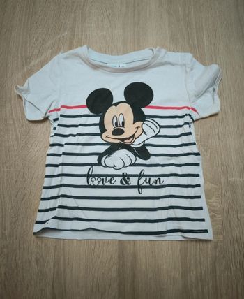 T shirt Mickey 12 mois