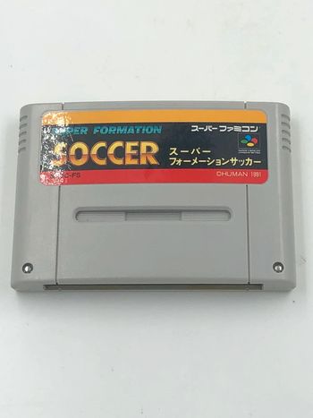 Jeu vidéo Super formation Soccer sur console Nintendo Super Famicom