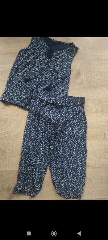 Lot ensemble débardeur et pantacourt imprimé BlanchePorte femme