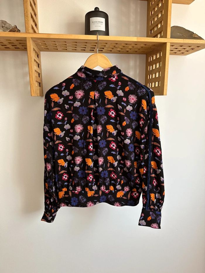 Veste/chemise Légère Fleurie Ba&sh Taille 2 - Élégance Printanière - photo numéro 5
