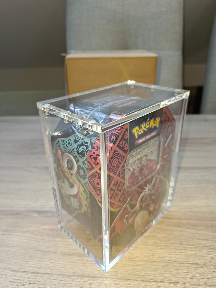 Protection acrylique pour pokebox Pokémon aimantée épaisse 8mm anti uv - photo numéro 4