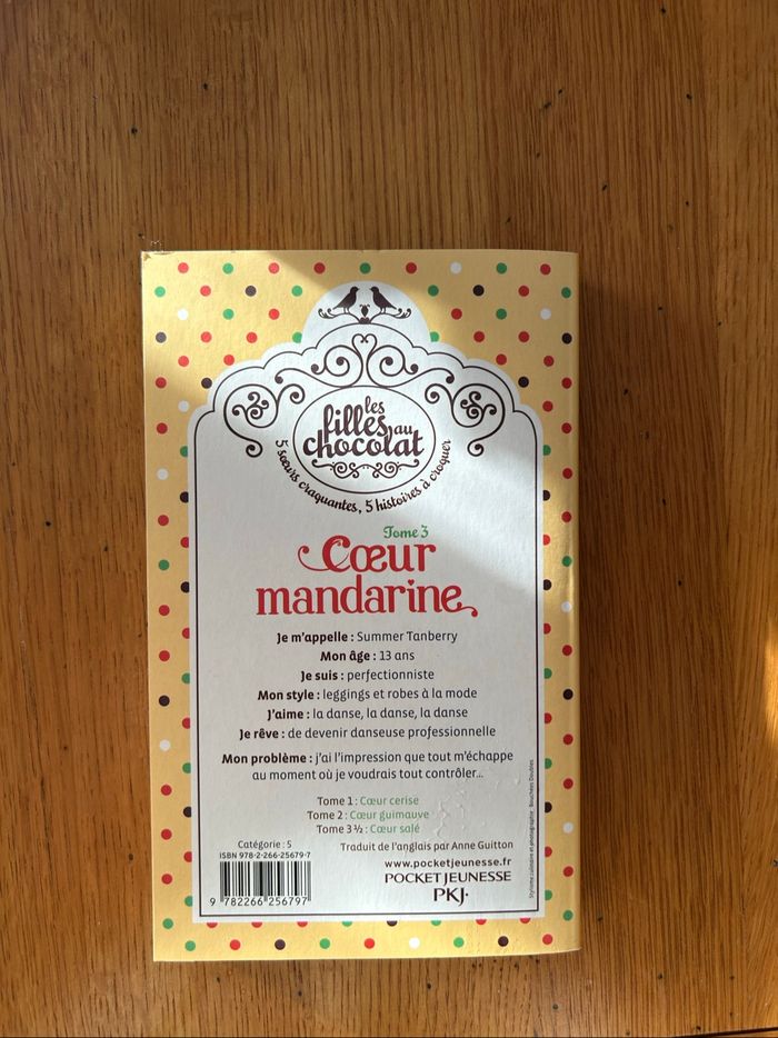 Les filles au chocolat (Cœur mandarine)