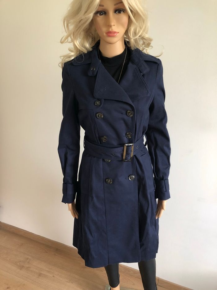 Trench bleu marine Mint&Berry taille 34 TBE