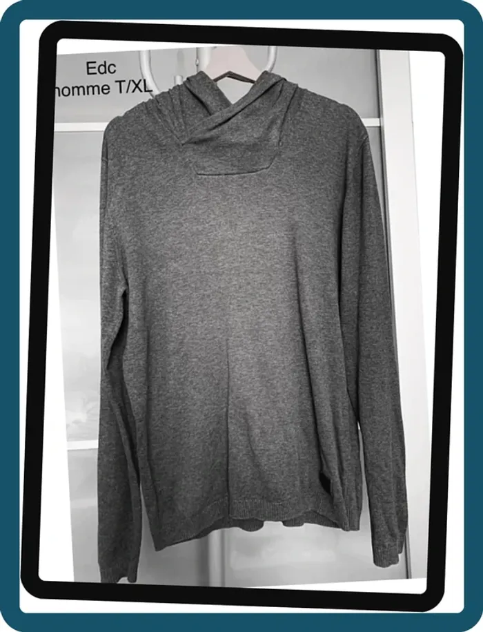 Très beau pull à capuche homme 100% coton T/XL Edc Brand