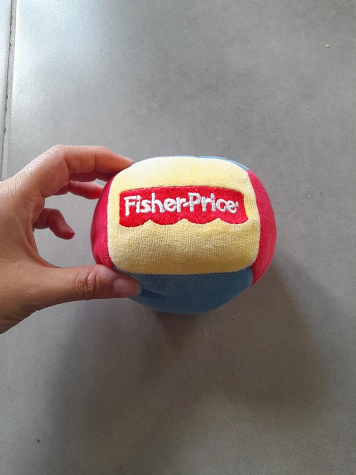 Ancienne peluche balle fisher price - photo numéro 3