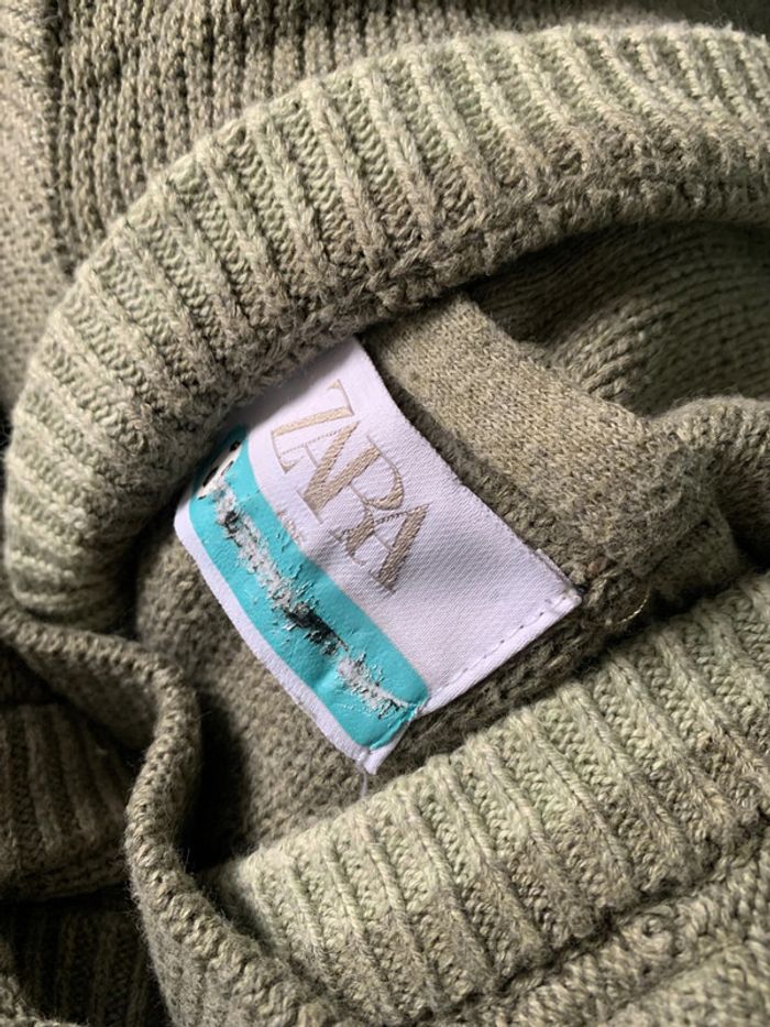 Gilet Zara kaki - photo numéro 2