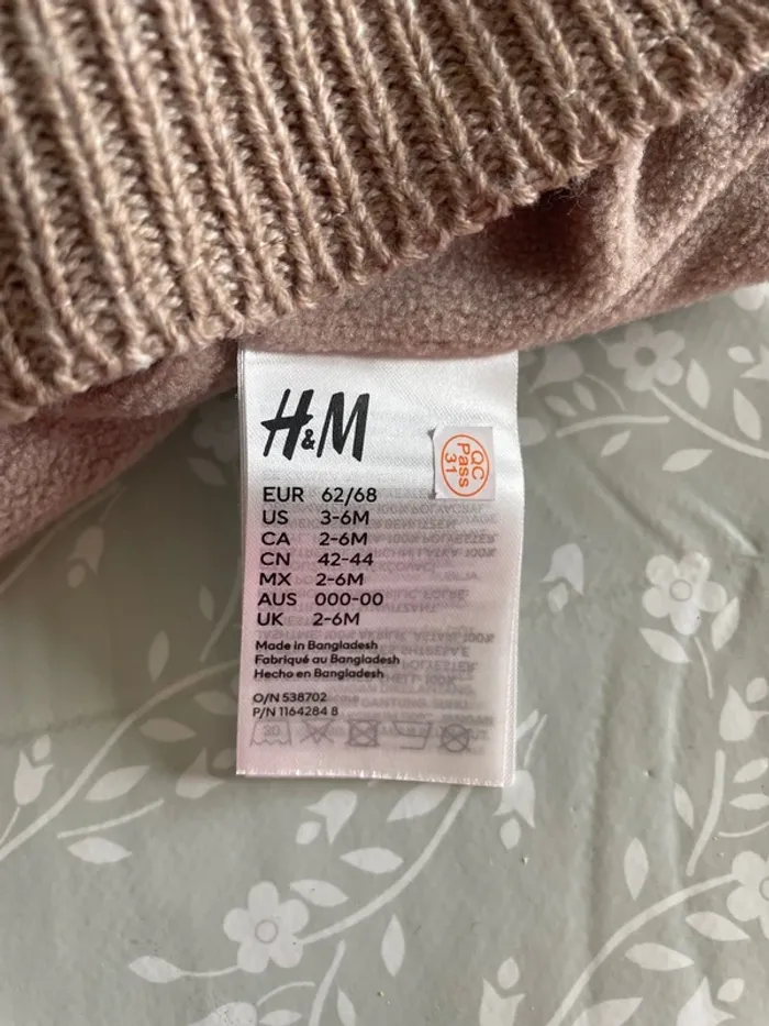 Cagoule nounours 3/6 mois - photo numéro 2