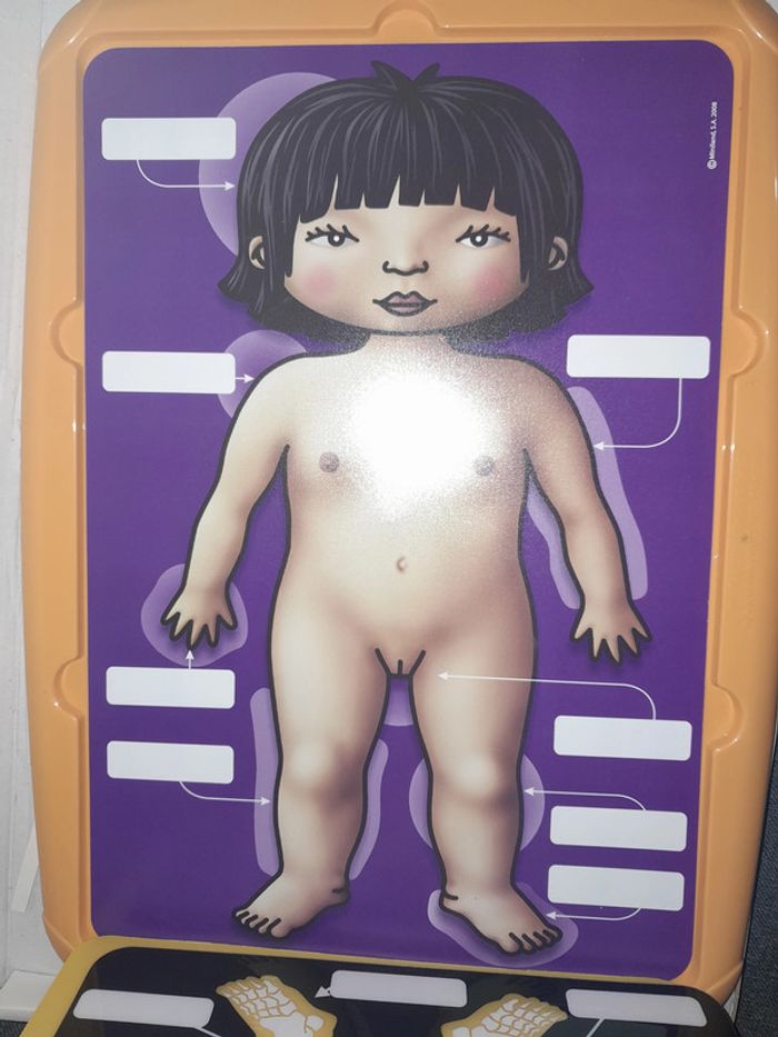 Miniland educational - puzzle schéma corporel inclusif fille / garçon - photo numéro 7