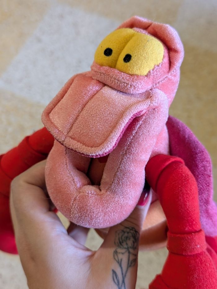 Peluche Sébastien Ariel la petite sirène disney - photo numéro 8
