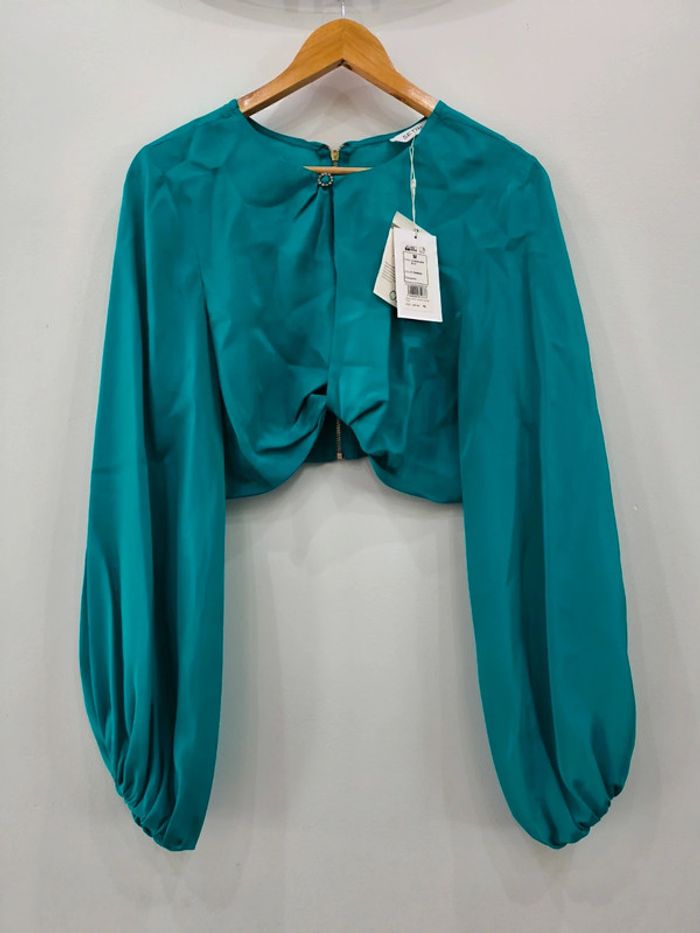 Haut turquoise chic  Marque Setre  Taille M Neuf avec étiquette