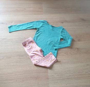 🩷 Ensemble tee-shirt ML Legging Petit produit/Kiabi #emyfleury_4ansfille