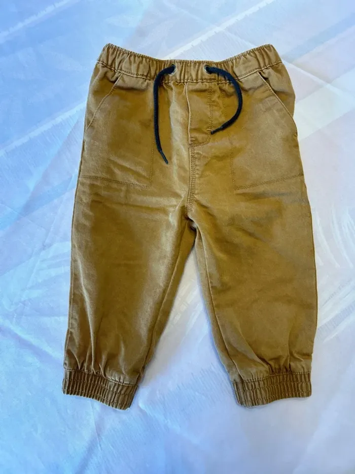 Pantalon marron bébé garçon Orchestra - 9 mois
