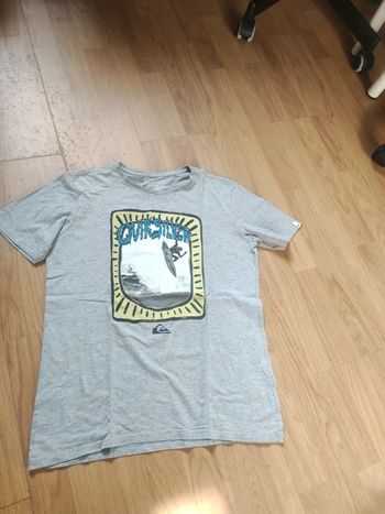 T-shirt gris Quiksilver surf