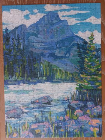 Puzzle "Montagne du Kicking Horse" 500 pièces - Villager puzzles