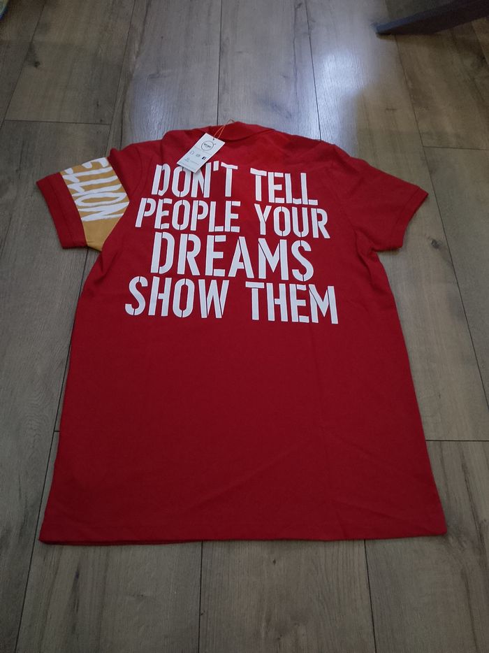 Polo rouge manches courtes pour homme XL plus Eighteen