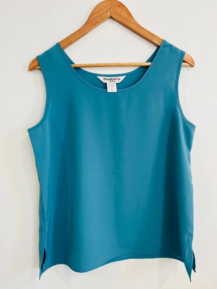top manches courtes beverly rose taille m