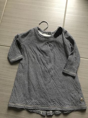 Robe marine petit bateau