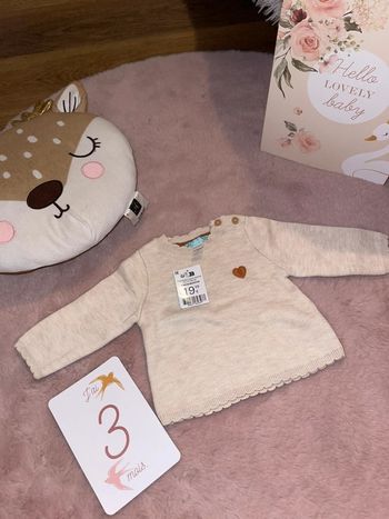 Pull obaidi neuf 3 mois