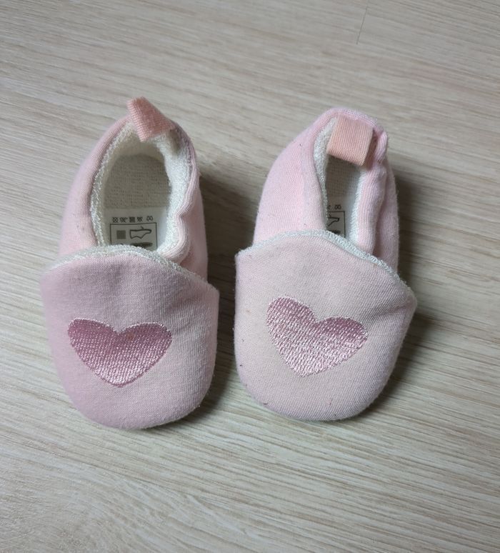 Bonnet chaussons naissance rose - photo numéro 2