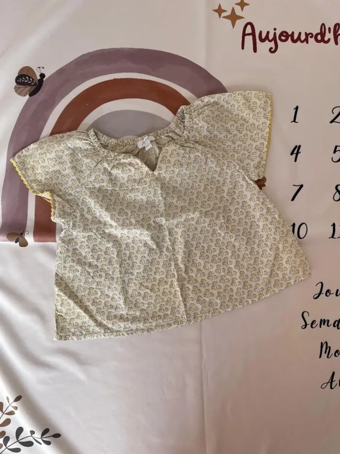 T-shirt bébé fille – Jacadi Paris – Taille 18 mois 🌼