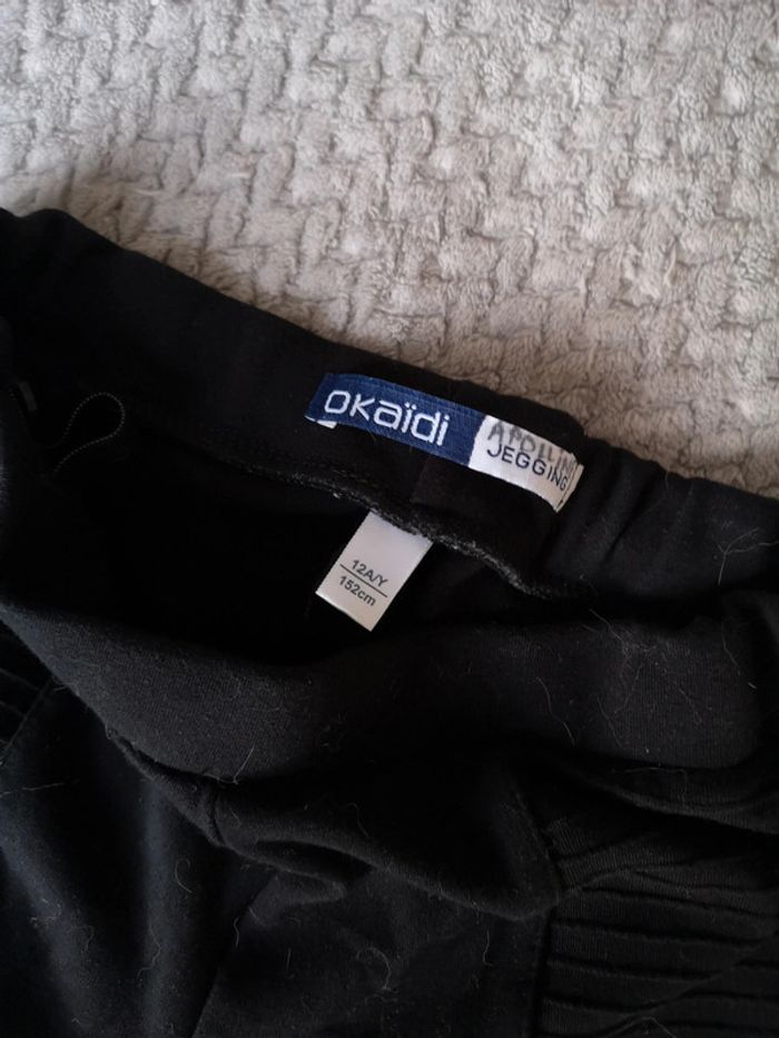 Pantalon legging okaidi taille 12 ans - photo numéro 2