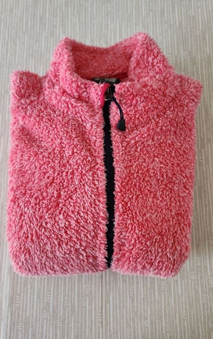 Veste polaire rose