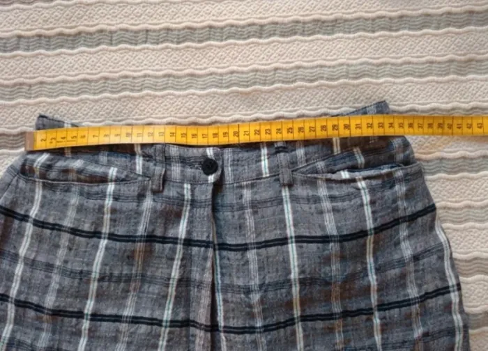 Pantalon Teenflo vintage neuf, jamais porté, taille haute, 70% lin, 30% viscose. - photo numéro 7