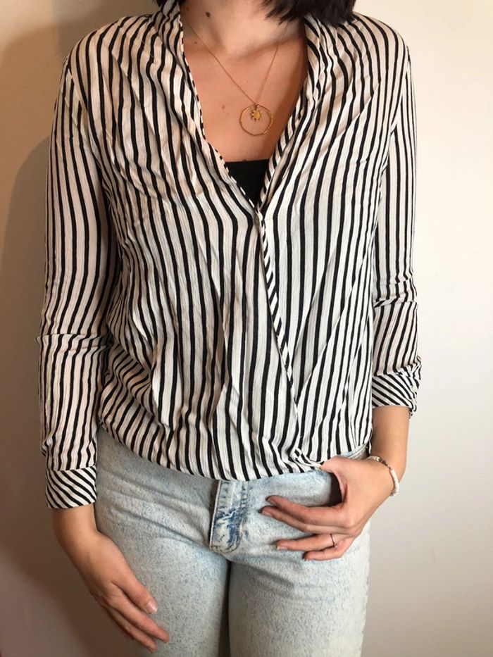 Blouse manches longues Zara - photo numéro 2
