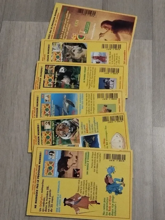 Lot vintage de 6 livres Images Doc année 1995-96 L079 - photo numéro 4