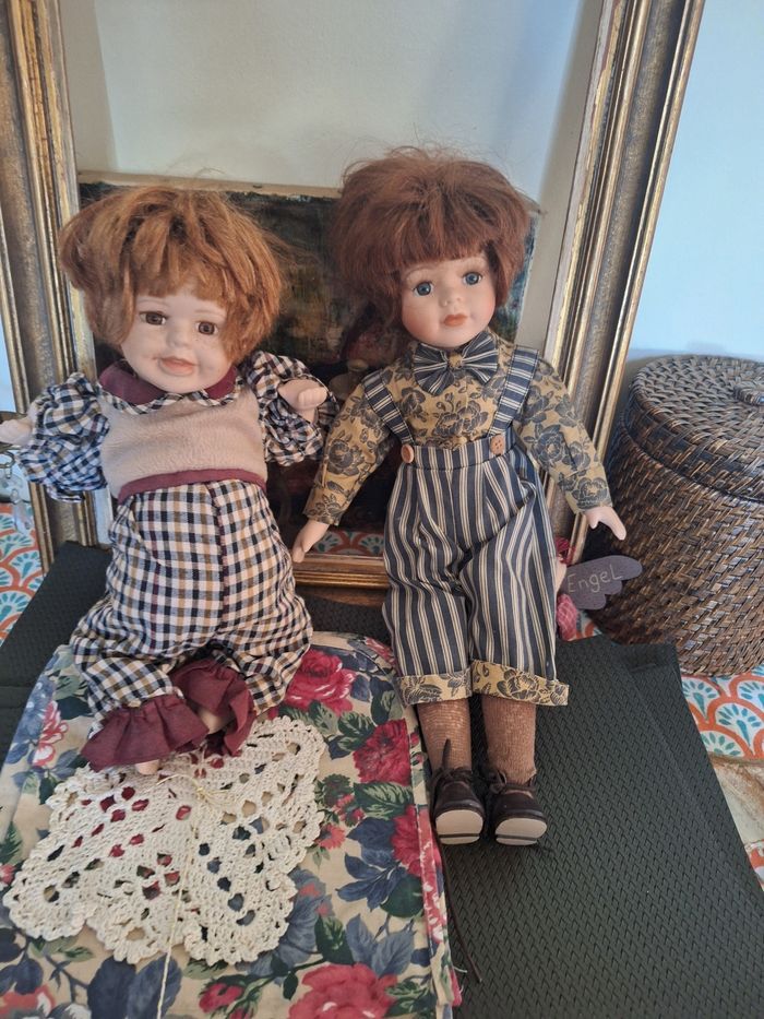 Lot de 2 poupées vintage de collection - photo numéro 6