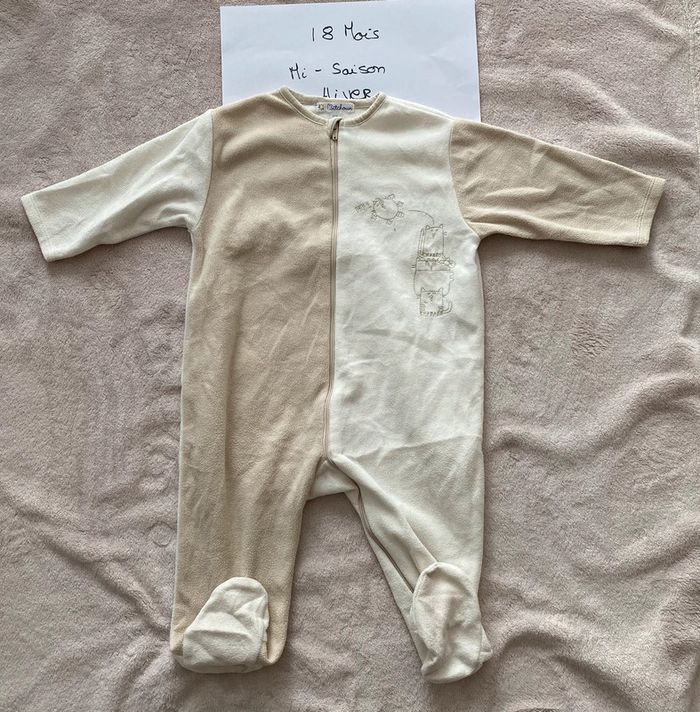 Lot 4 pyjamas chauds - 18 mois - Petit bateau & autres - TBE - photo numéro 13