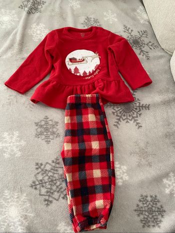 Pyjama polaire bébé fille 9/12mois