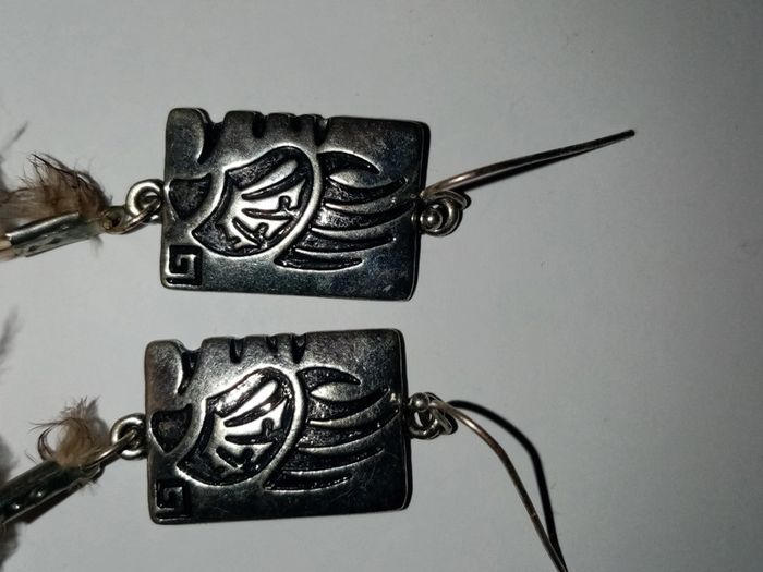 Boucle d'oreille native amerindien amérindienne - photo numéro 2
