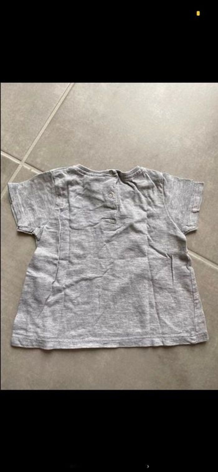 Tee shirt manches courtes Bambi 12 mois - photo numéro 5