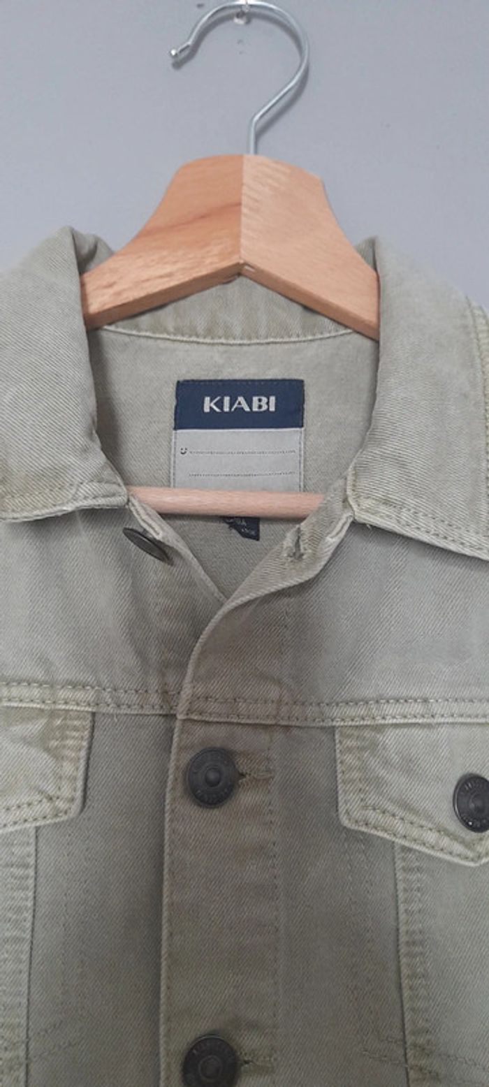Veste en jean vert - photo numéro 4