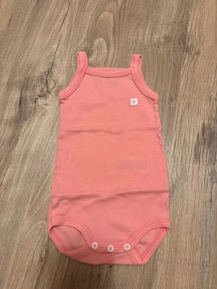 Lot 3 bodies bretelle Petit Bateau 3 mois - photo numéro 5